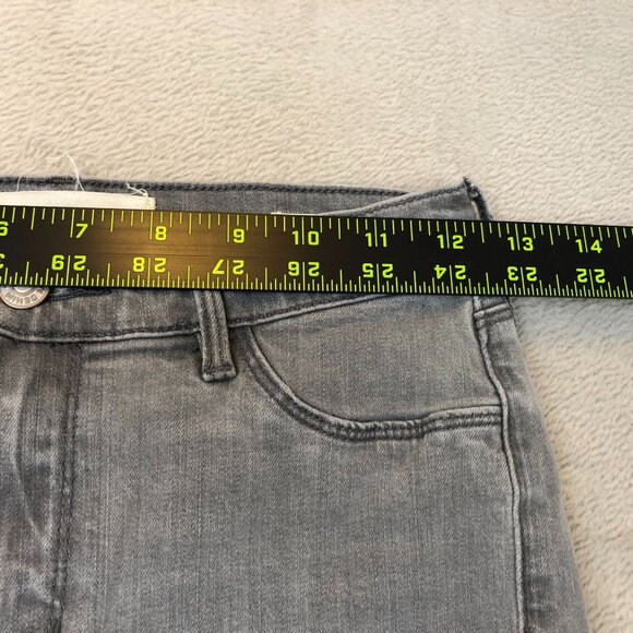 Pacsun Womens Jeans Size 24 Distressed Ankle Skinny Jeggings Frayed Hem Gray Y2K - Picture 7 of 15